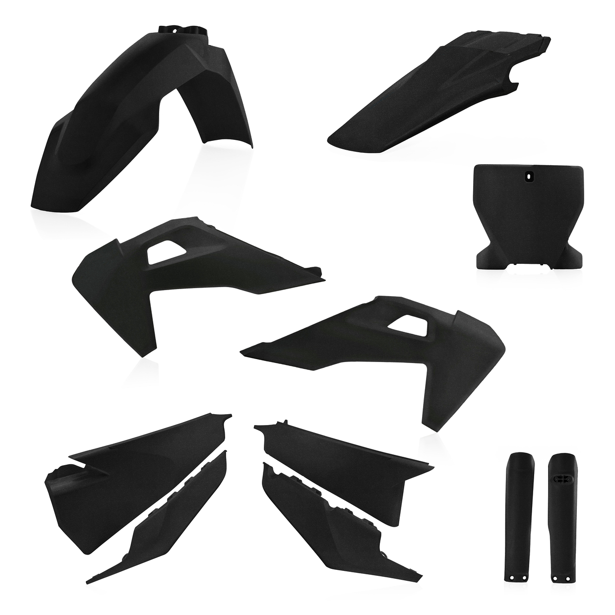 PLASTICOS HUSQVARNA FC/FX/TC/TX 19-22 PRETO FULL ACERBIS