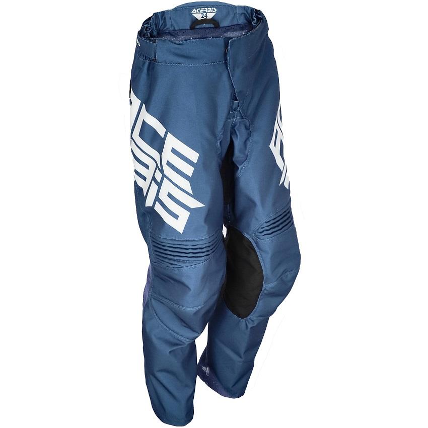 CALÇAS ACERBIS MX TRACK KID AZUL ESCURO
