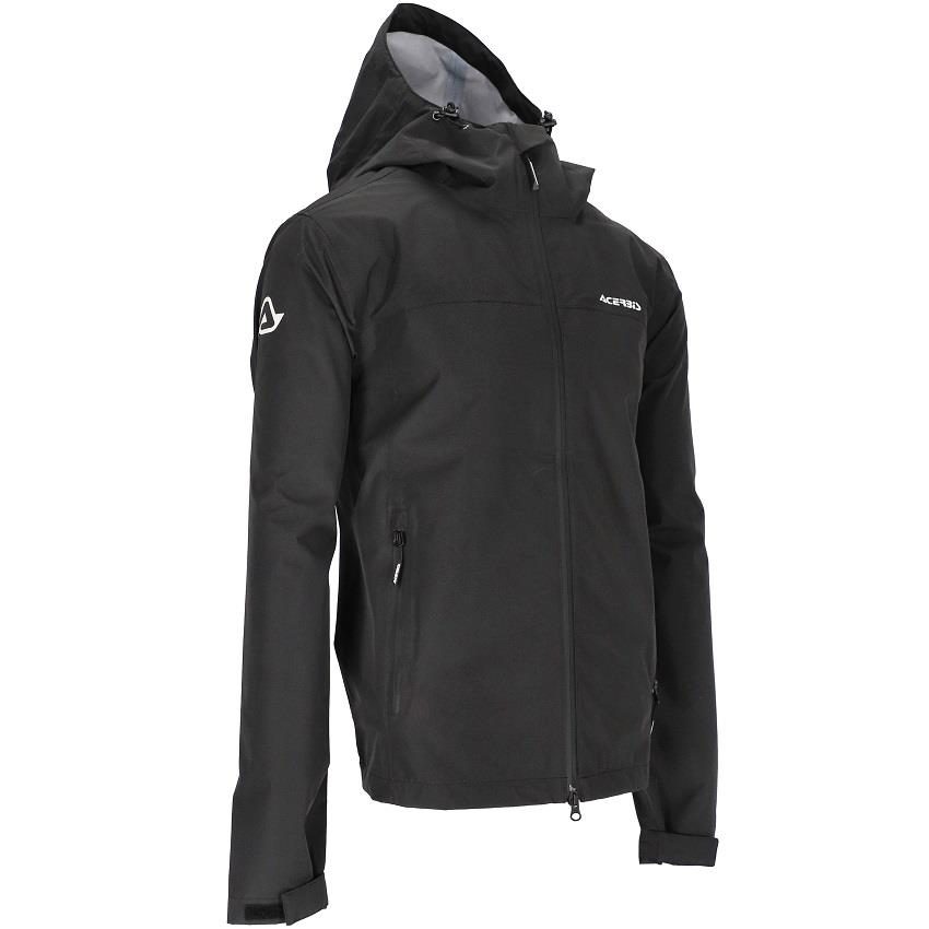 CASACO IMPERMEAVEL ACERBIS PADDOCK 3L PRETO