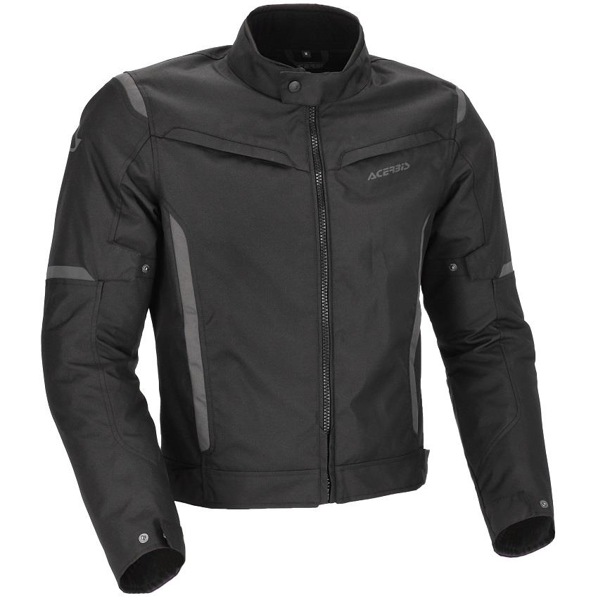 BLUSAO ACERBIS CE X-MAT 2.0 PRETO/CINZA
