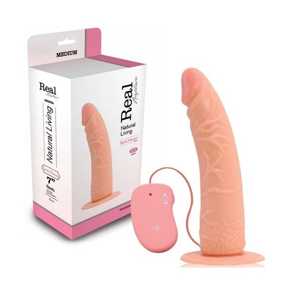 Toyz4Lovers Vibrador Real Rapture Earth Flavour 7" White