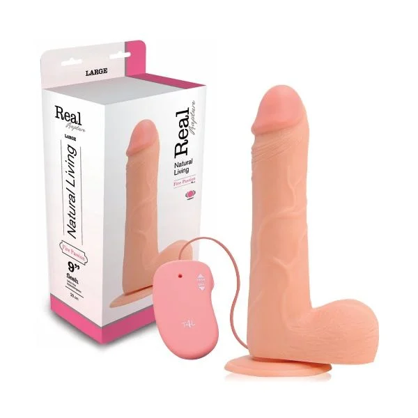 Toyz4Lovers Vibrador Real Rapture Fire Passion 9" White