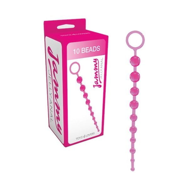 Toyz4Lovers Tira 10 Pérolas Anais Jammy Jelly Pink