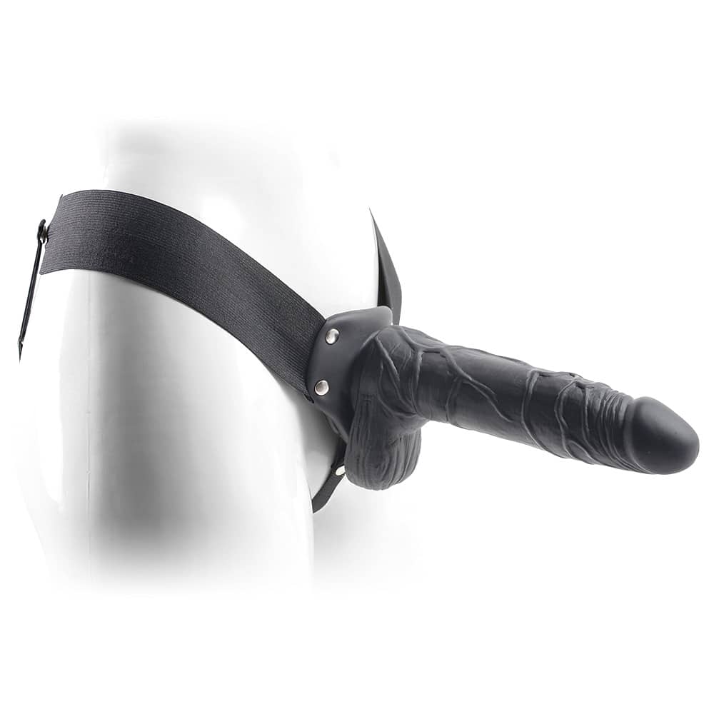 Toyz4lovers – Strap-On Oco Com Testículos Real Rapture Air Feeling 8′ Preto