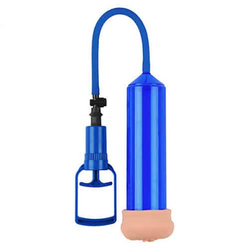 Toyz4lovers – Bomba Para O Pênis Com Masturbador Push Touch Sense Azul