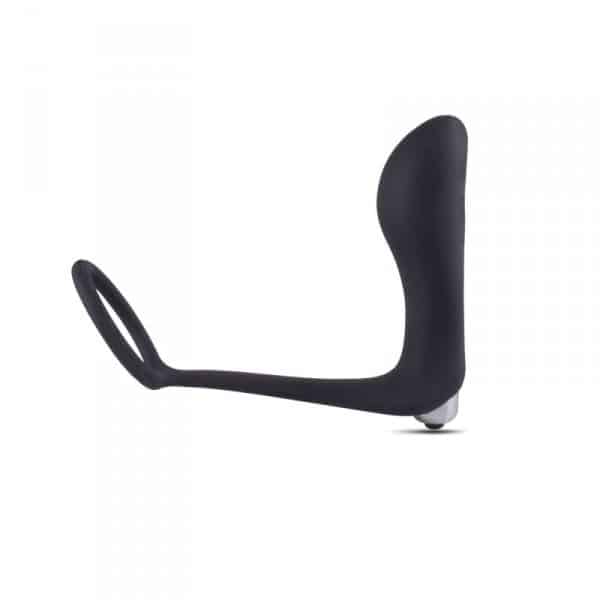 Toyz4lovers – Plug Anal Vibratório Com Anel P-Ring Dark Side Preto