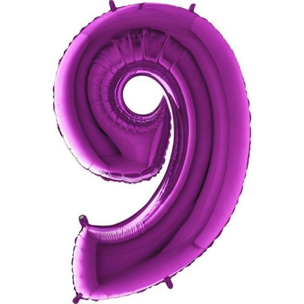 Grabo Balão Foil 40" nº 9 Roxo 1 un.