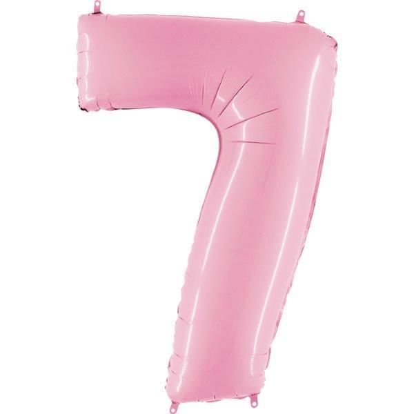 Grabo Balão Foil 40" Nº 7 Astel Pink - 460000077