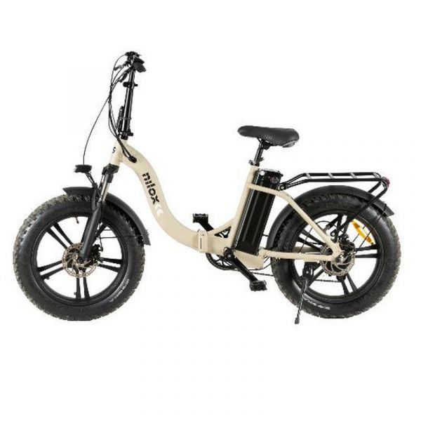 Nilox X9 Bicicleta Elétrica Dobrável com Rodas de 20" 26V 250W Bege
