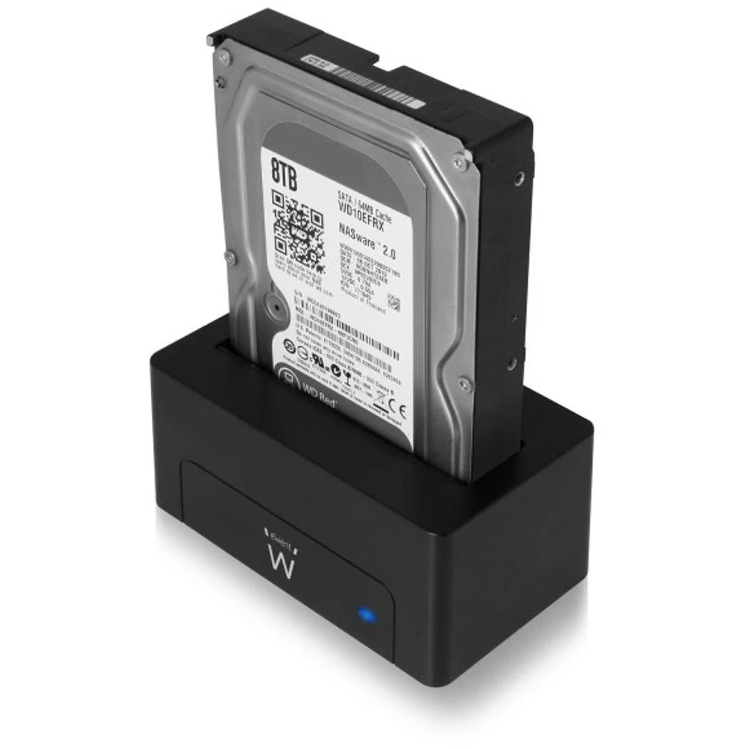 Dock HDD Ewent para SSD/HDD 3.5" ou 2.5" SATA - USB3.1
