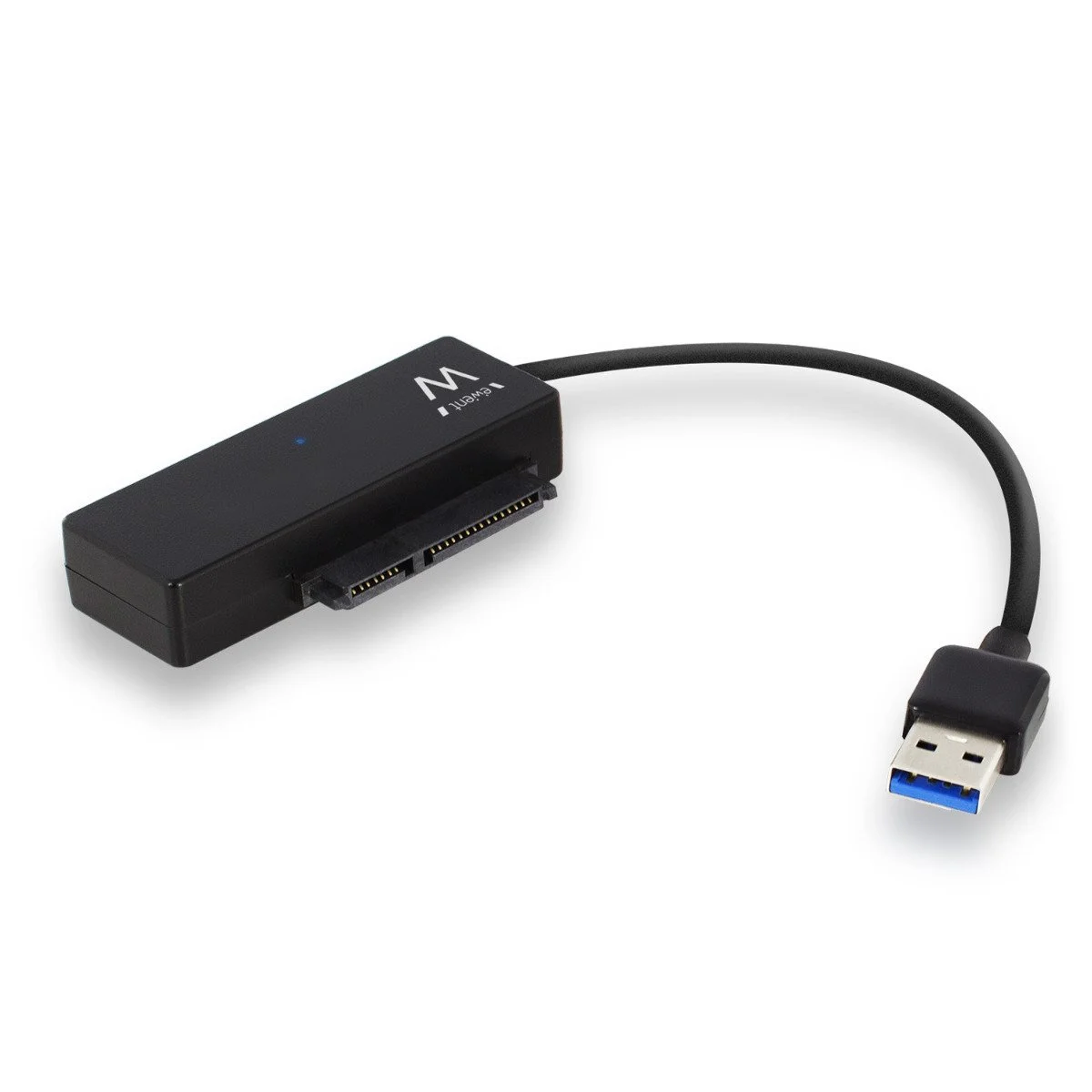 Cabo Adaptador Ewent EW7018 USB 3.1 Gen 1 para SATA 6G 2.5′ / 3.5′ com Adaptador Alimentação