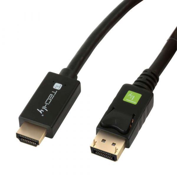 Techly Icoc Dsp-H12-020 Adaptador de Cabo de Vídeo 2 M Displayport Hdmi Preto