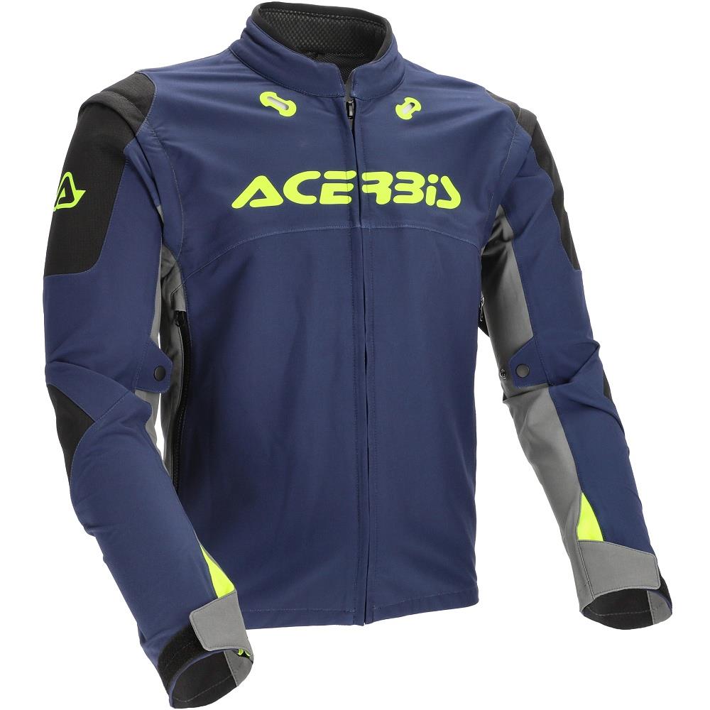 BLUSAO ACERBIS RALLY RACE AZUL/AMARELO