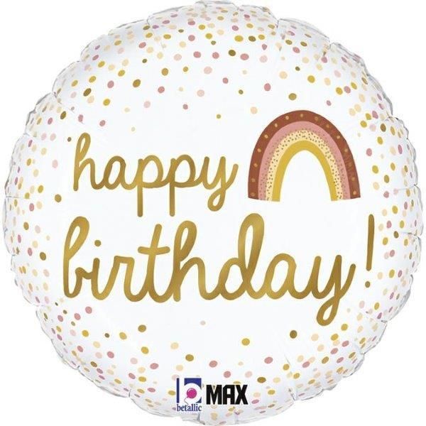 Grabo Balão Foil 18" Happy Birthday Boho - 460026166
