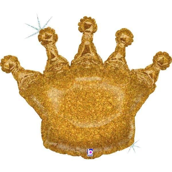 Grabo Balão Foil 36" Coroa Glitter Holográfica - 460035564