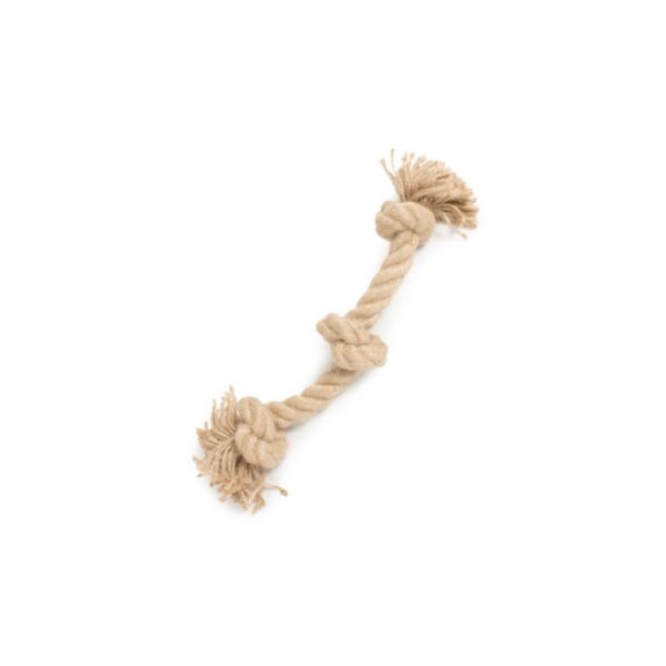 Farm Brinquedo Cão Company Corda Sisal C/ 3 Nós Green Grande 43cm