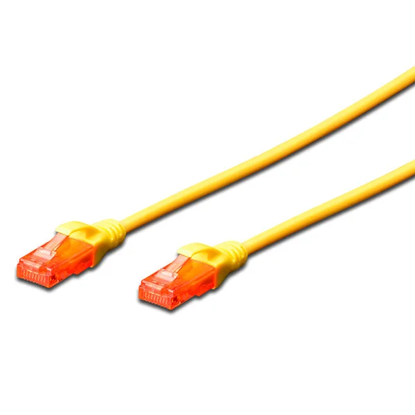 Cabo de Rede Ewent IM1005 Patch Cable CAT 6 UTP 0.5m Amarelo