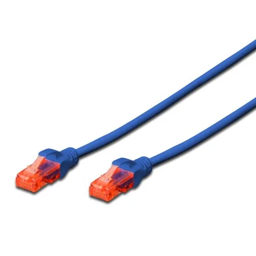 Cabo de Rede Ewent IM1007 Patch Cable CAT 6 UTP 1m Azul
