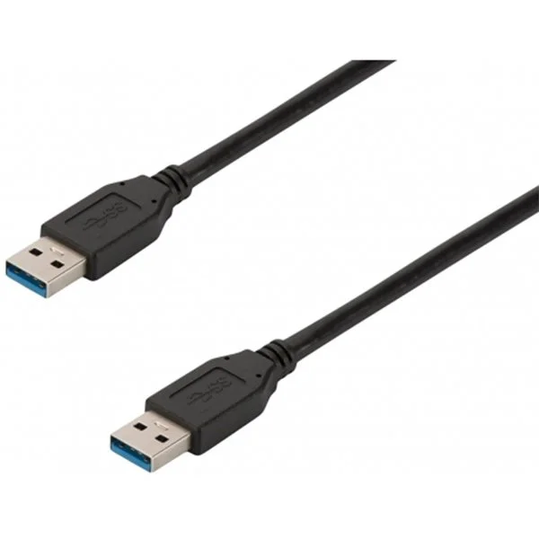 Cabo USB 3.0 Ewent Tipo A Macho > Tipo A Macho 1 M Preto