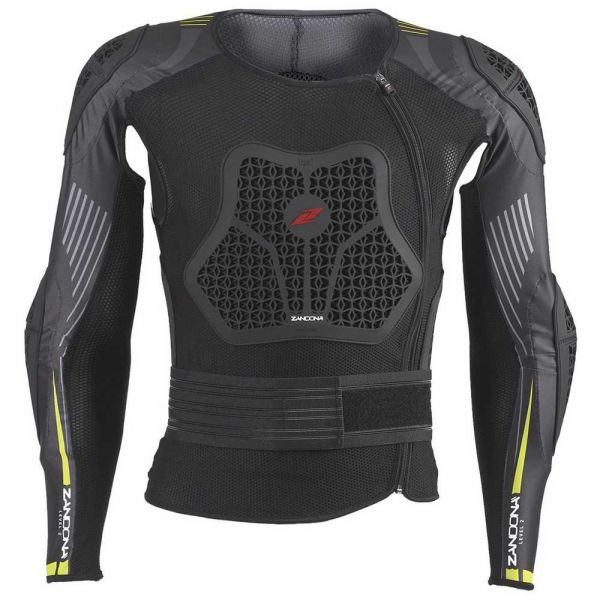 Zandona Protecção Corporal Netcube Jacket X7 Black / Yellow Fluo XXXL