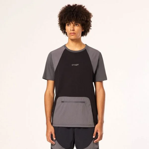 Oakley Apparel Verve Rc Kangaroo Pocket Short Sleeve T-shirt Preto 2XL Homem