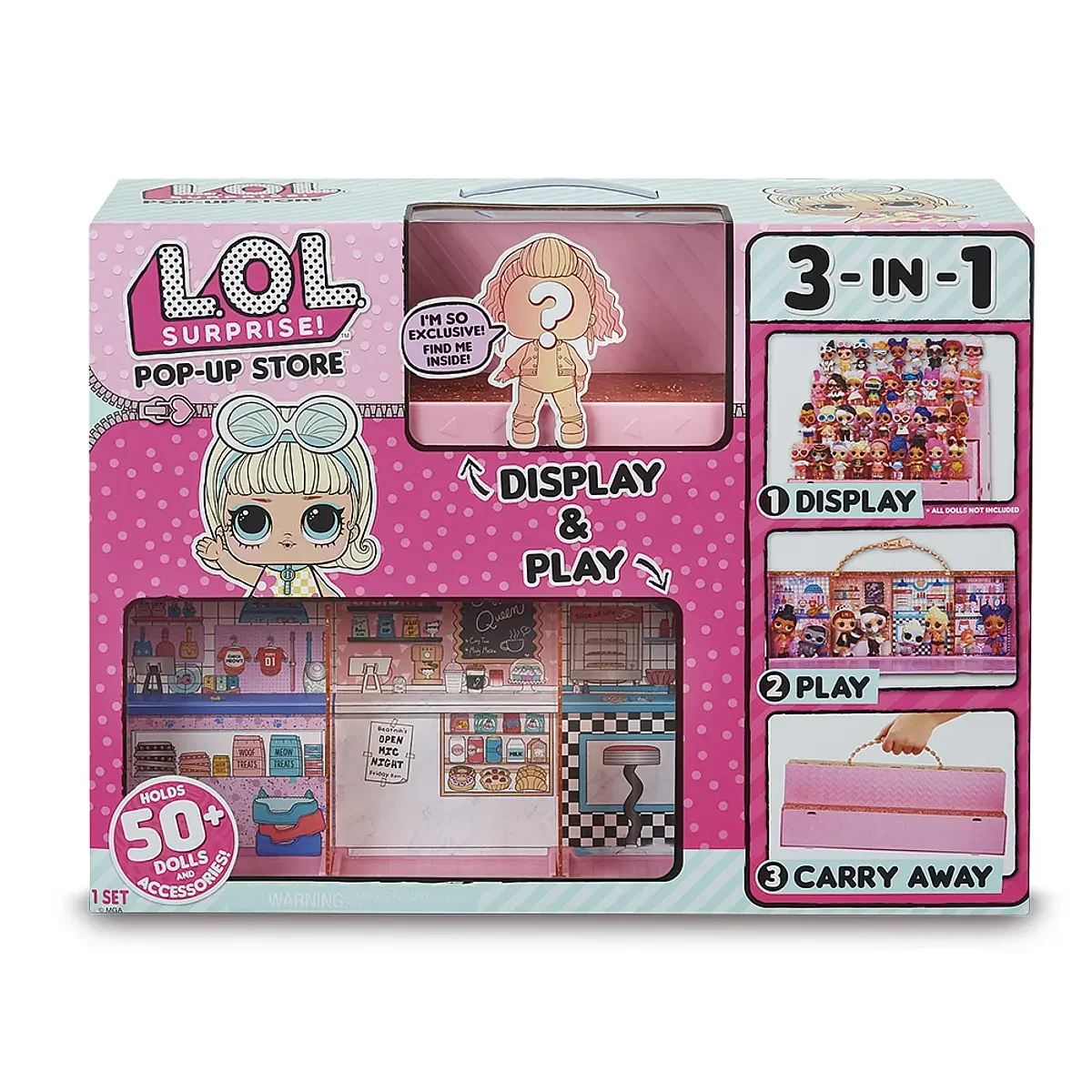 LOL Surprise - Pop-Up Store 3 em 1