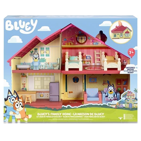 Bluey - Casa da Familia Bluey Set 3+