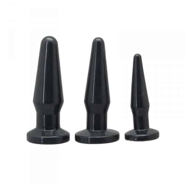 Toyz4lovers – Conjunto De 3 Plugs Anéis Timeless Anal Plugs Pretos