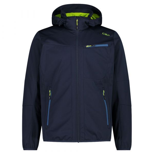 Cmp Zip Hood 32a5017 Softshell Jacket Azul S Homem