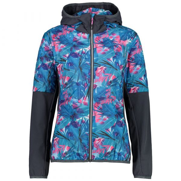 Cmp Fix Hood Hybrid 32z6026p Jacket Azul M Mulher