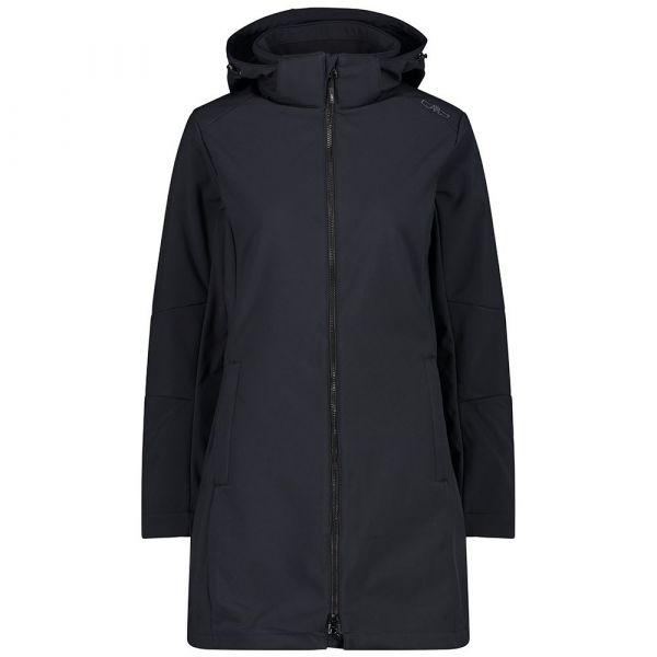 Cmp Longline 3a08326 Softshell Jacket Preto 2XL Mulher