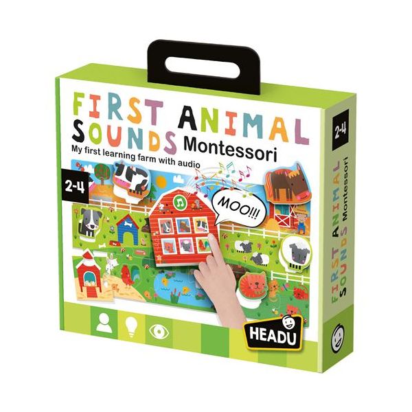 Headu Montessori Jogo First Animal Sounds