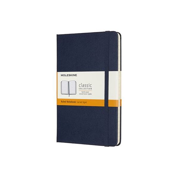 Moleskine Caderno Pautado Moleskine Médio Azul