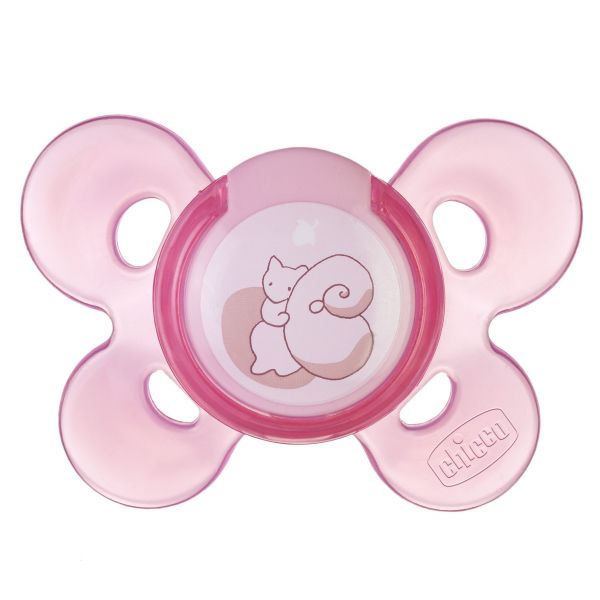 Chicco Physio Chupeta Látex Comfort 0-6M Rosa