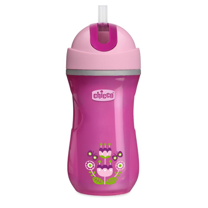 Copo Térmico Chicco Sport 14m+ Azul 266ml
