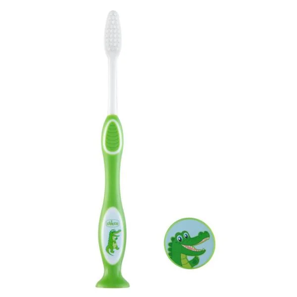 Chicco Escova de Dentes de Leite Azul 3-6A