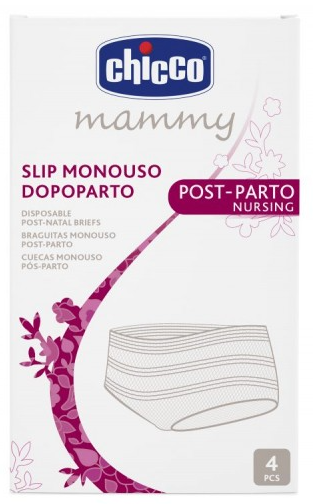 Chicco Mammy Cuecas Monouso Pós-Parto em Rede Elástica 4 unidades