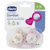 CHICCO CHUPETA PHYSIO COMFORT ROSA 6-16M X2