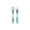 CHICCO TALHERES AÇO INOXIDÁVEL AZUL 18M+