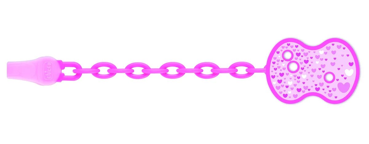 Chicco Clip Corações Rosa