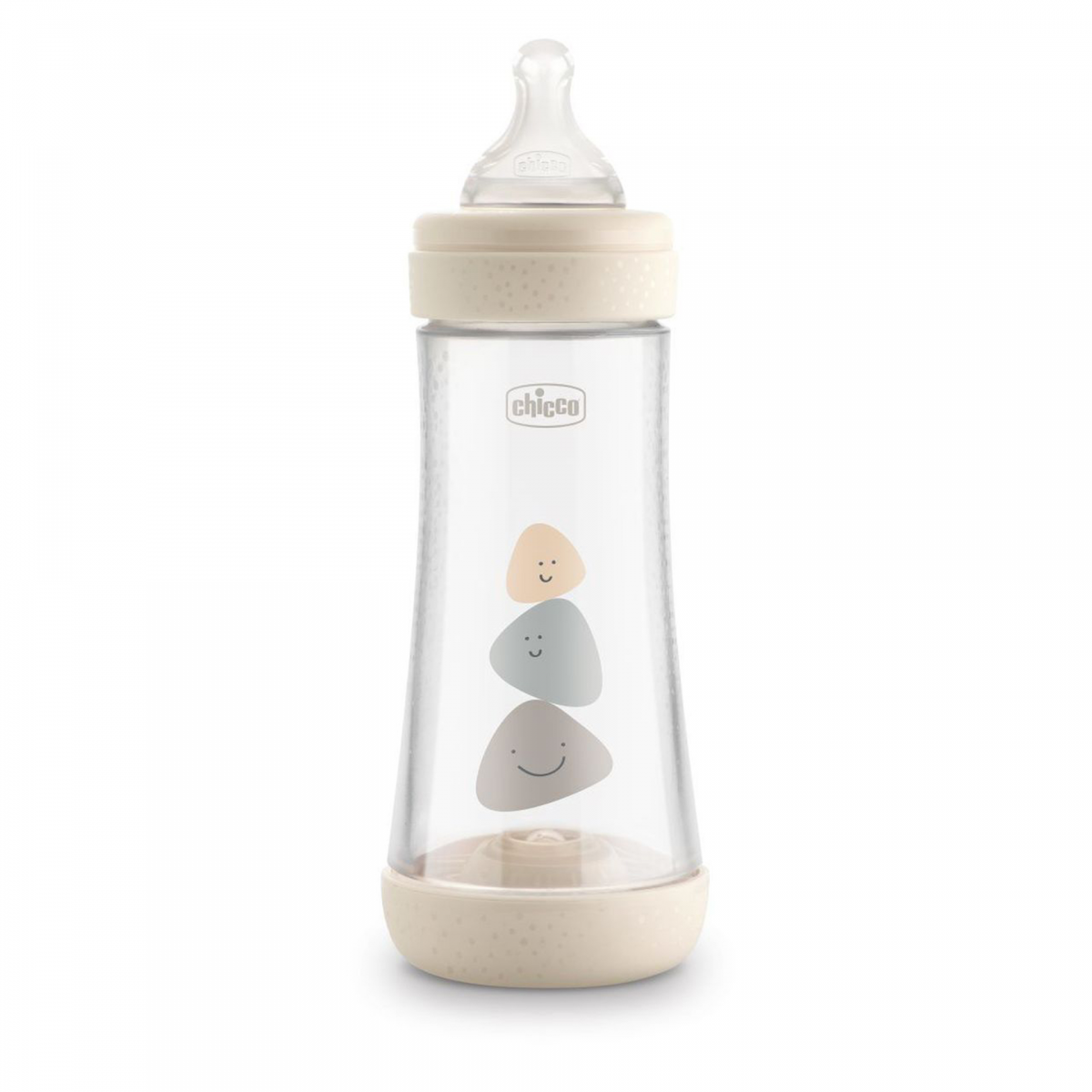 Chicco Biberão Perfect5 Fluxo Rápido 4m+ 300ml Bege