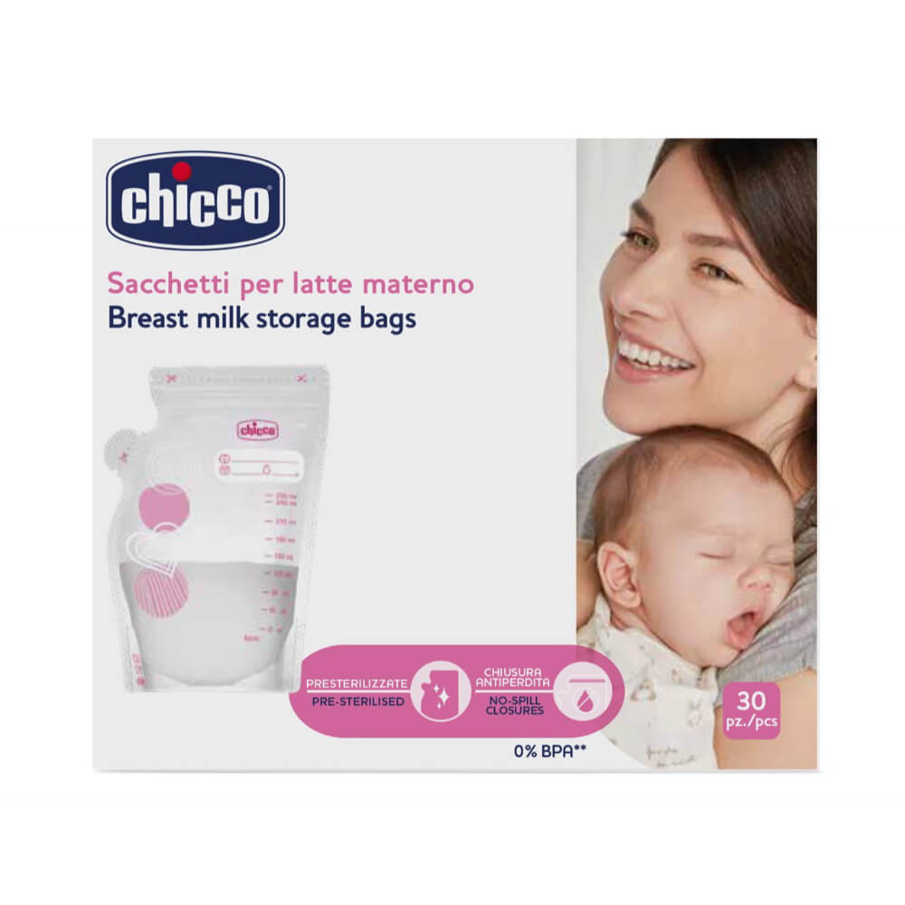 Chicco Sacos de Conservação de Leite Materno 30 unidades