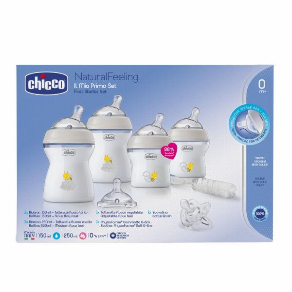 Chicco Conjunto NaturalFeeling First Starter Recém-Nascido Large Abelha