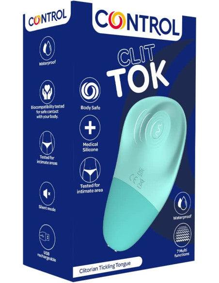 Control ClitTok – Estimulador Clitoriano Recarregável com Bola Vibratória Interna