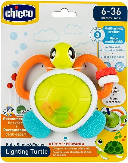 Chicco Roca Tartaruga Eletrónica - Brinquedo com Luz e Som