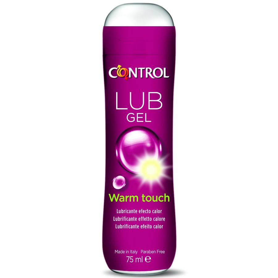 Control Gel Lubrificante Warm Touch 75 mL – Efeito Calor Envolvente