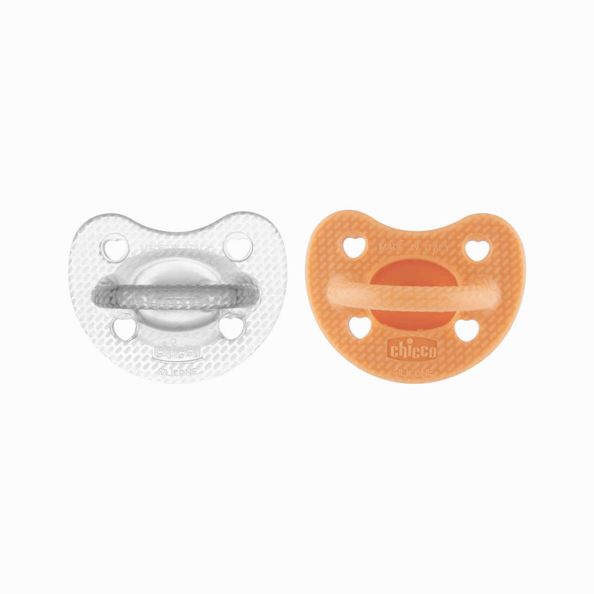 Chicco Chupeta PhysioForma Luxe Laranja/Transparente 2 Unidades 6-16M