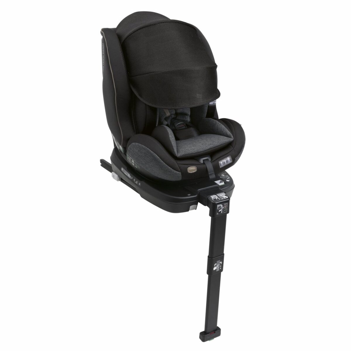 SEAT3FIT AIR I-SIZE (40-125 CM) BLACK MELANGE CHICCO
