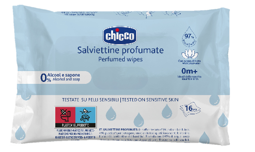 Chicco Toalhitas Perfumadas 16 Unidades