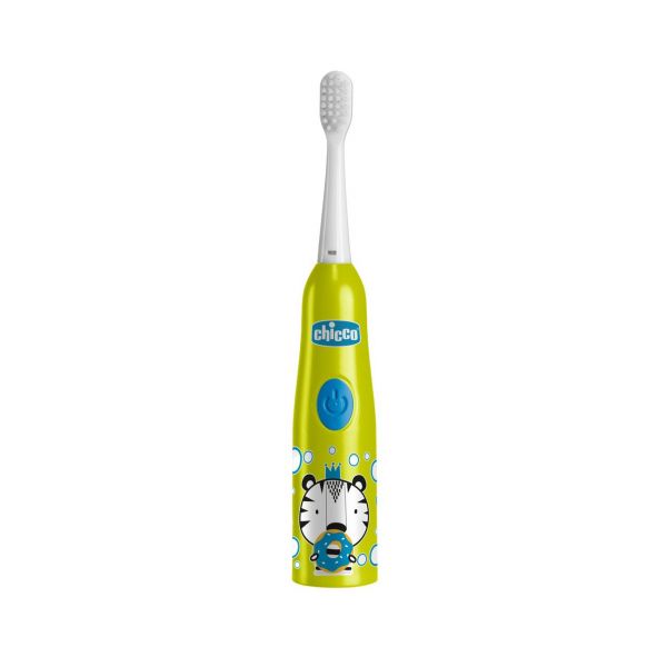 Chicco Escova de Dentes Elétrica +3 Anos Tigre Verde
